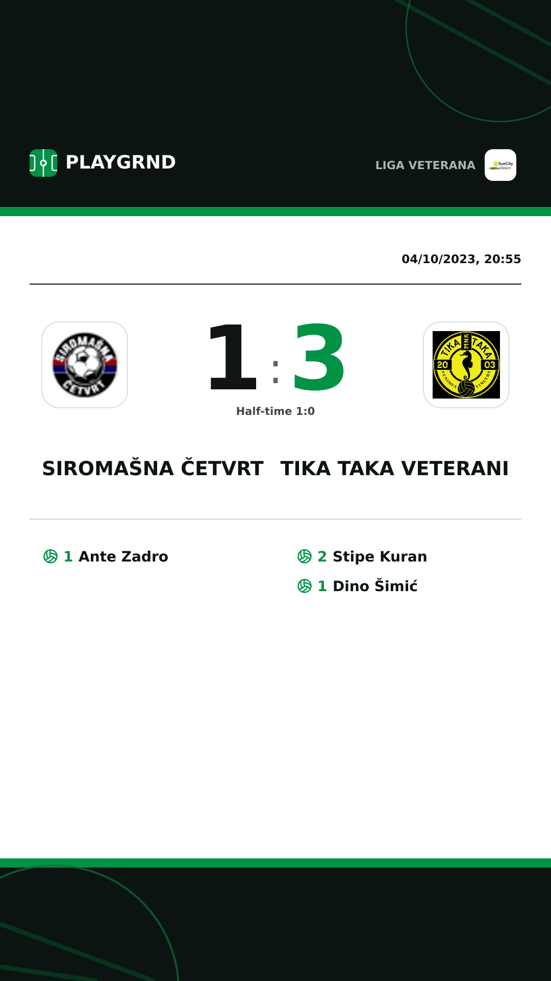 Instagram artwork: Siromašna Četvrt 1:3 Tika Taka Veterani