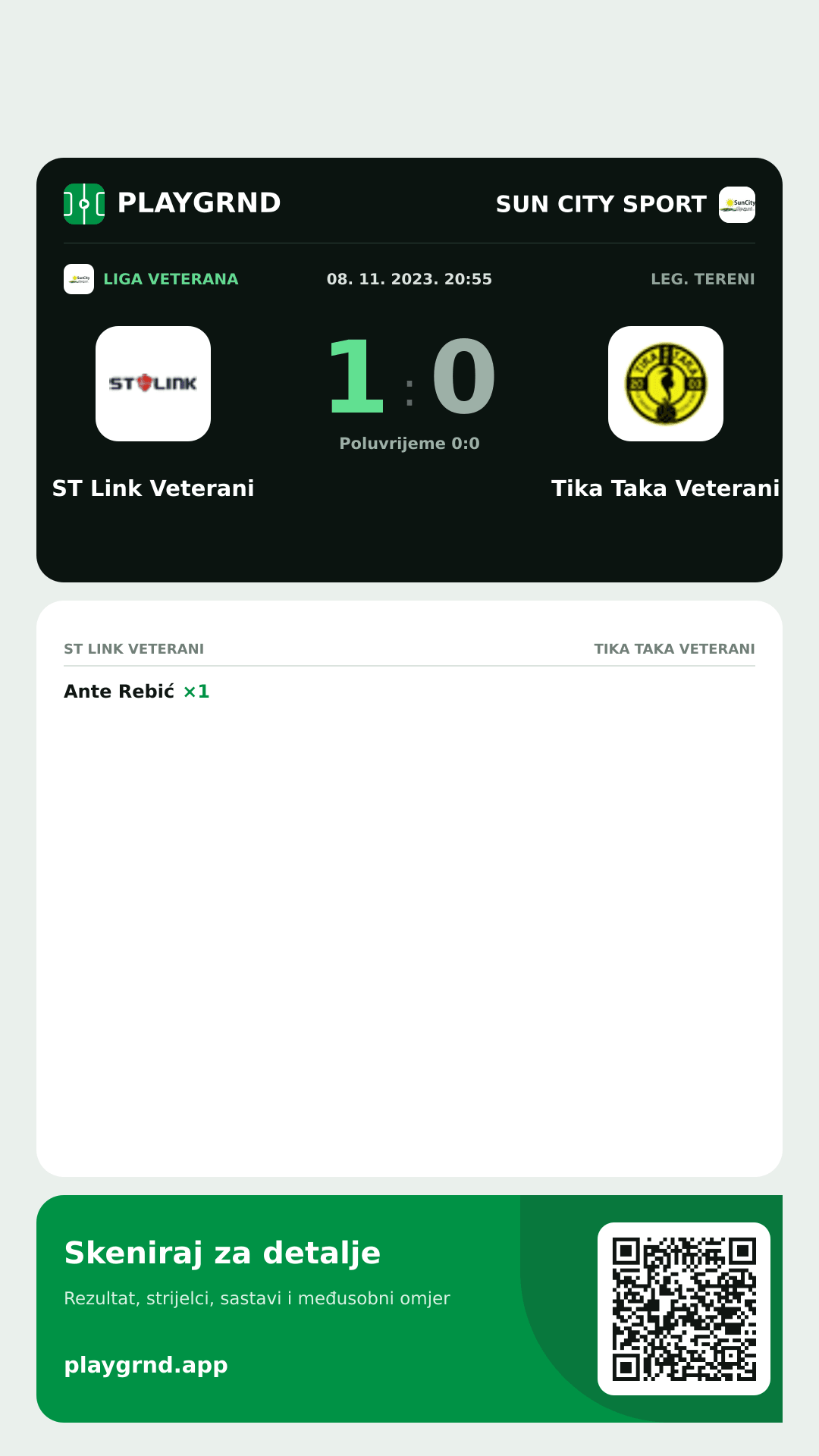 Story image: ST Link Veterani 1:0 Tika Taka Veterani