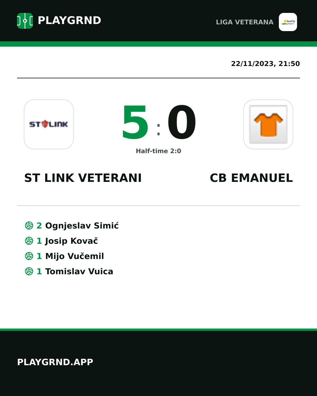 Instagram artwork: ST Link Veterani 5:0 CB Emanuel