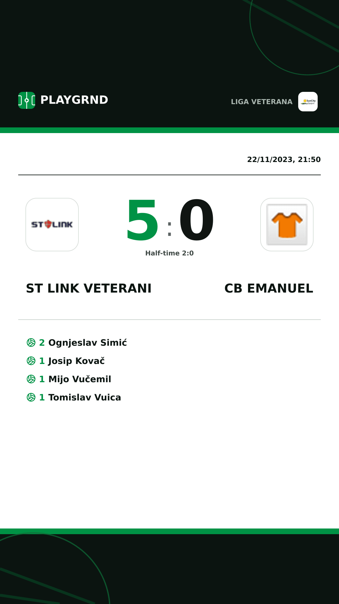 Instagram artwork: ST Link Veterani 5:0 CB Emanuel