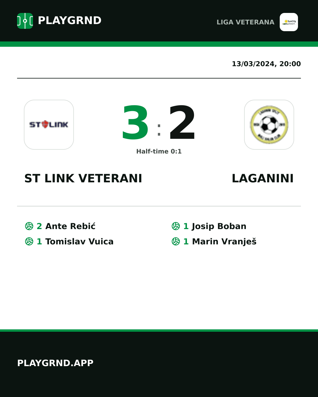 Instagram artwork: ST Link Veterani 3:2 Laganini