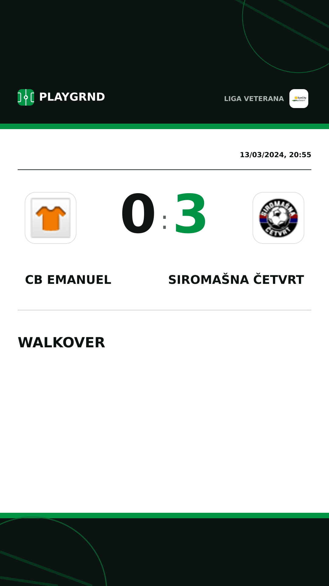 Instagram artwork: CB Emanuel 0:3 Siromašna Četvrt