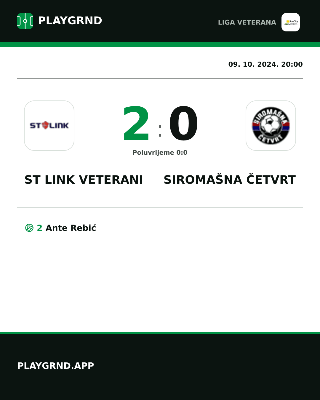 Instagram slika: ST Link Veterani 2:0 Siromašna Četvrt