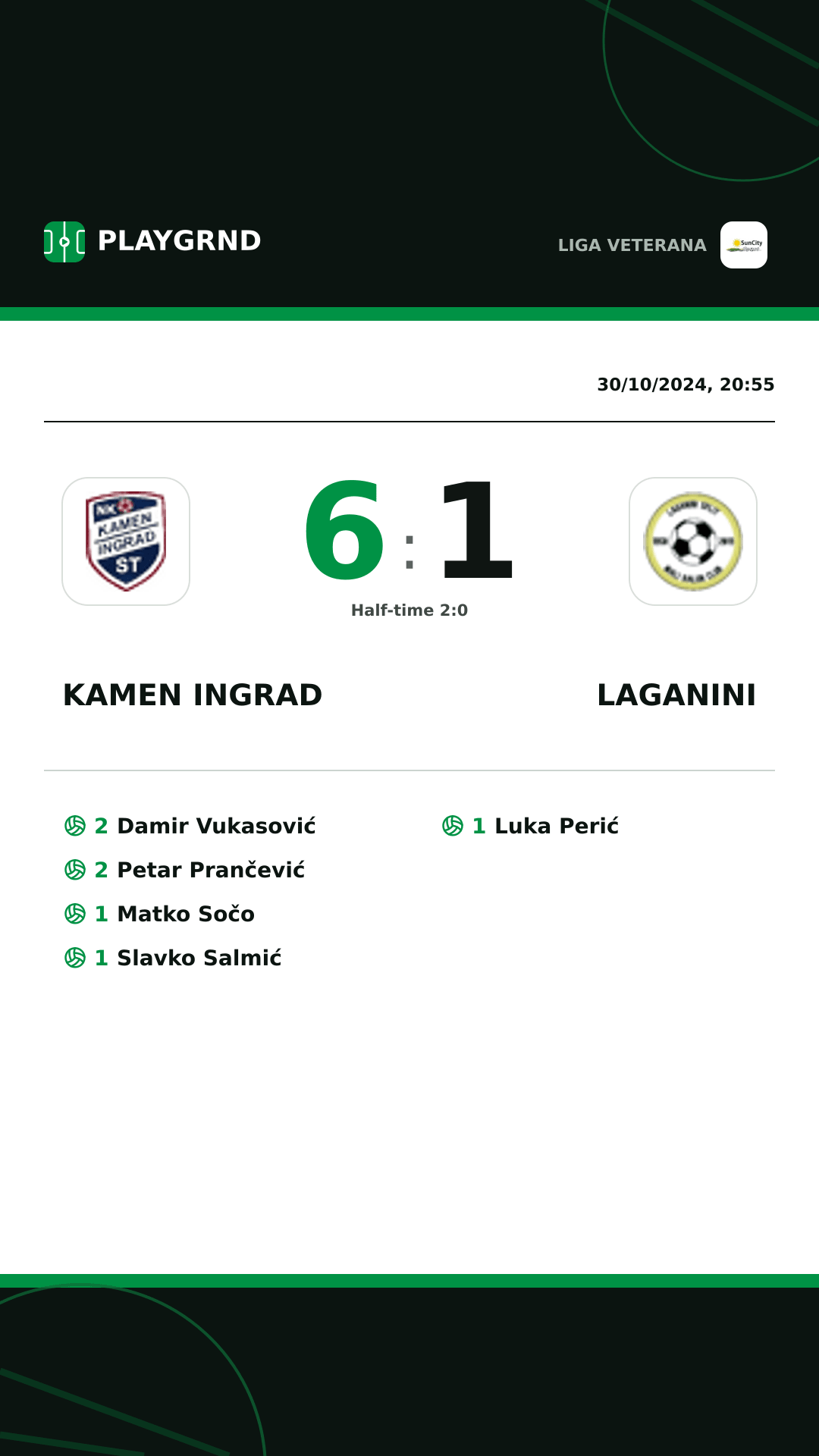 Instagram artwork: Kamen Ingrad 6:1 Laganini