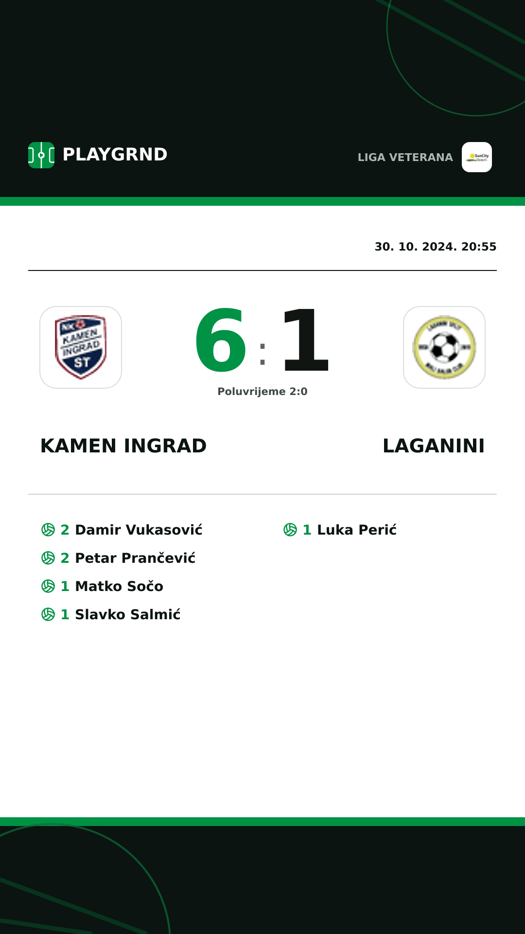 Instagram slika: Kamen Ingrad 6:1 Laganini