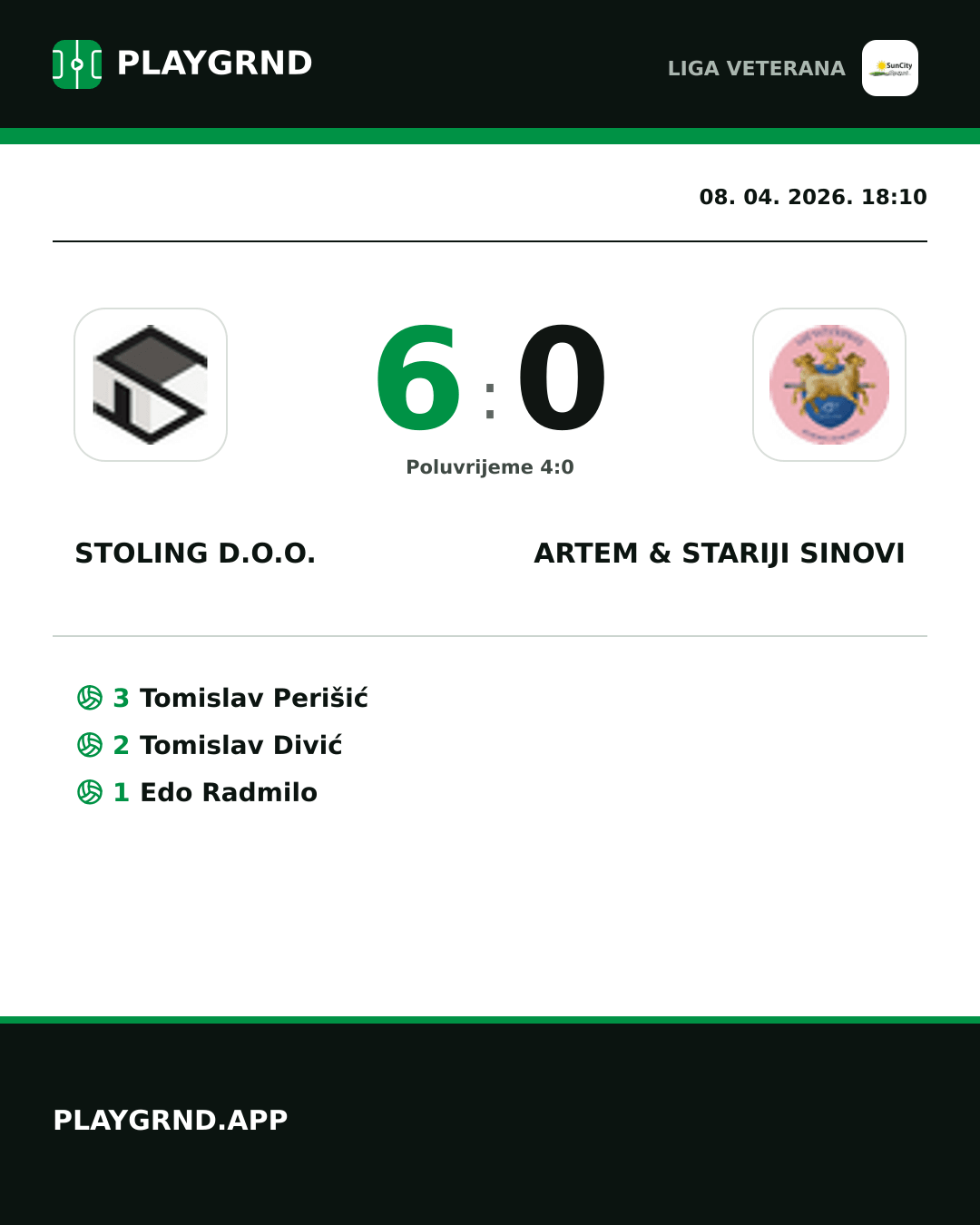 Instagram slika: Stoling D.O.O. 6:0 Artem & Stariji Sinovi