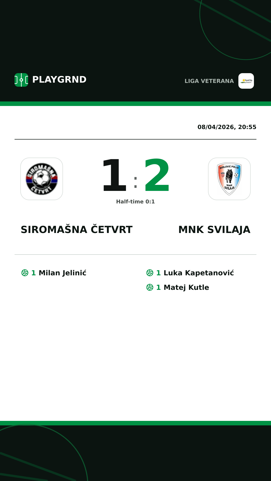 Instagram artwork: Siromašna Četvrt 1:2 MNK Svilaja