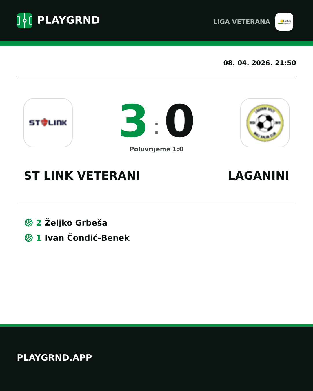 Instagram slika: ST Link Veterani 3:0 Laganini