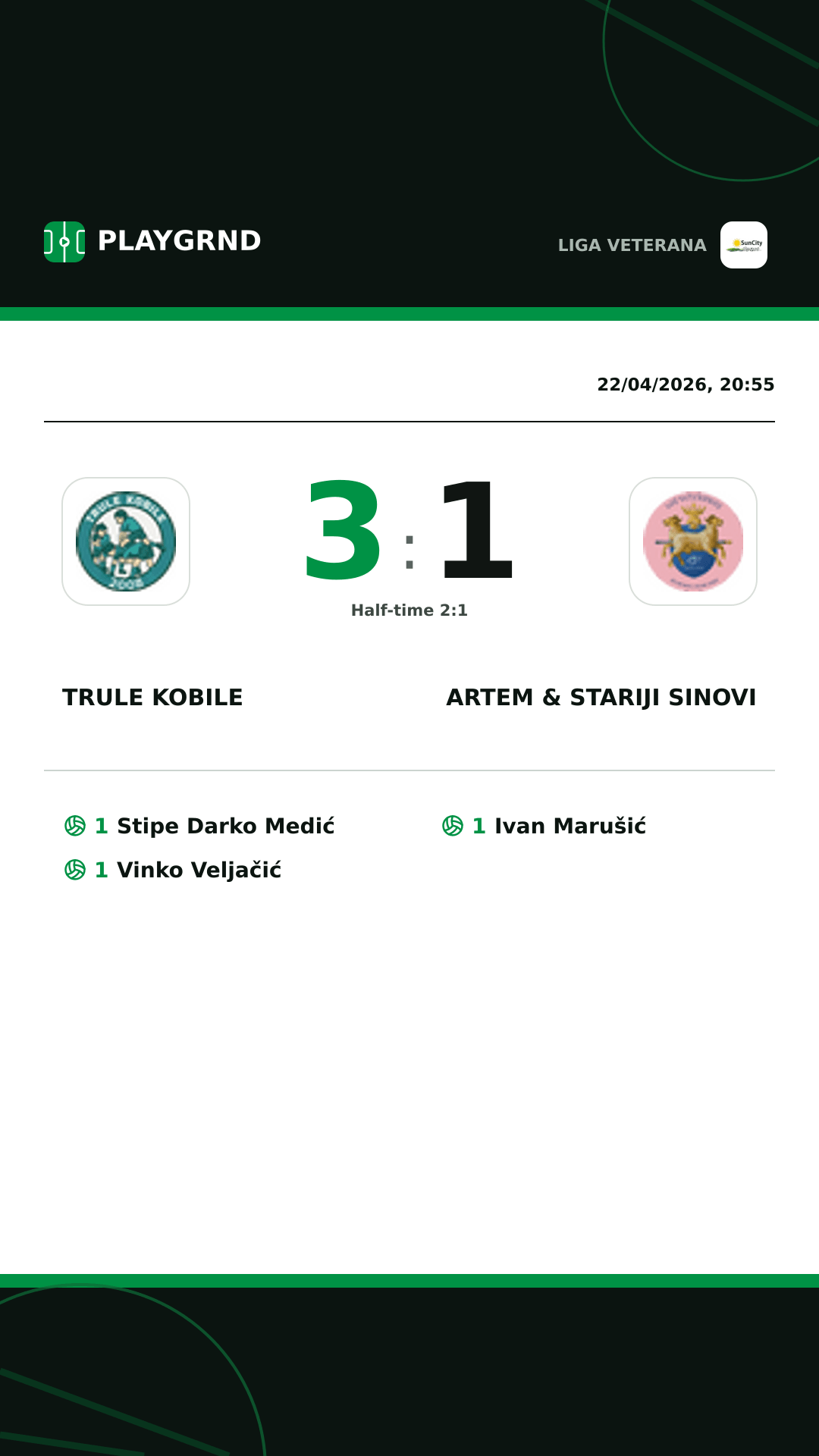 Instagram artwork: Trule Kobile 3:1 Artem & Stariji Sinovi