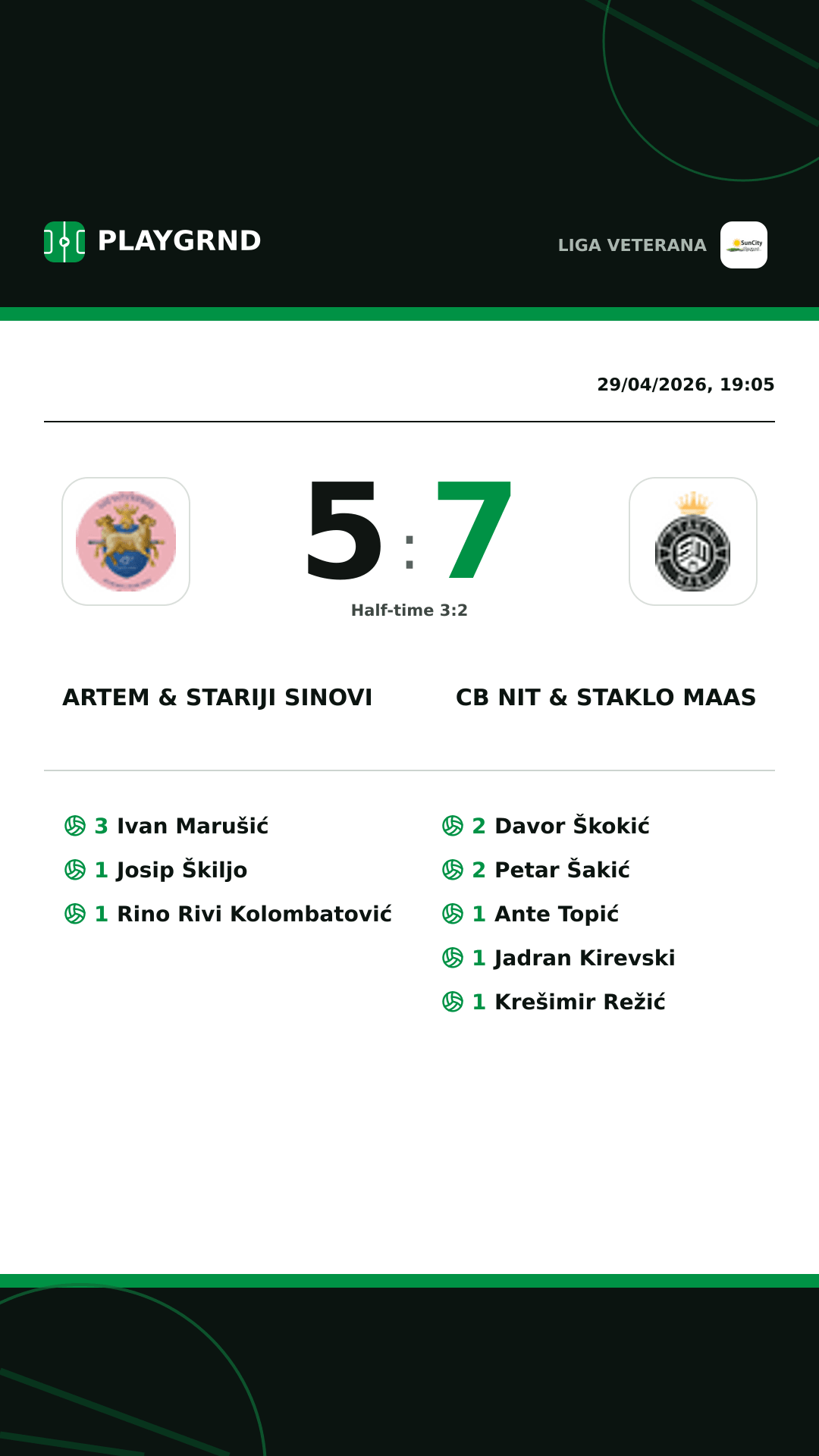 Instagram artwork: Artem & Stariji Sinovi 5:7 CB Nit & Staklo Maas