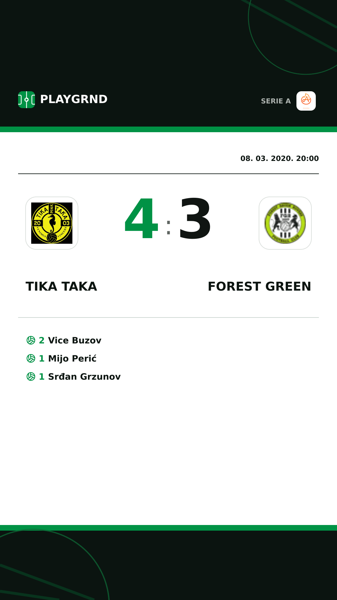 Instagram slika: Tika Taka 4:3 Forest Green