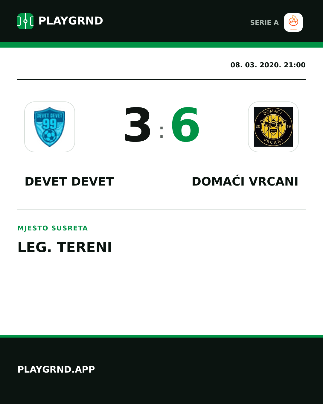 Instagram slika: Devet Devet 3:6 Domaći Vrcani