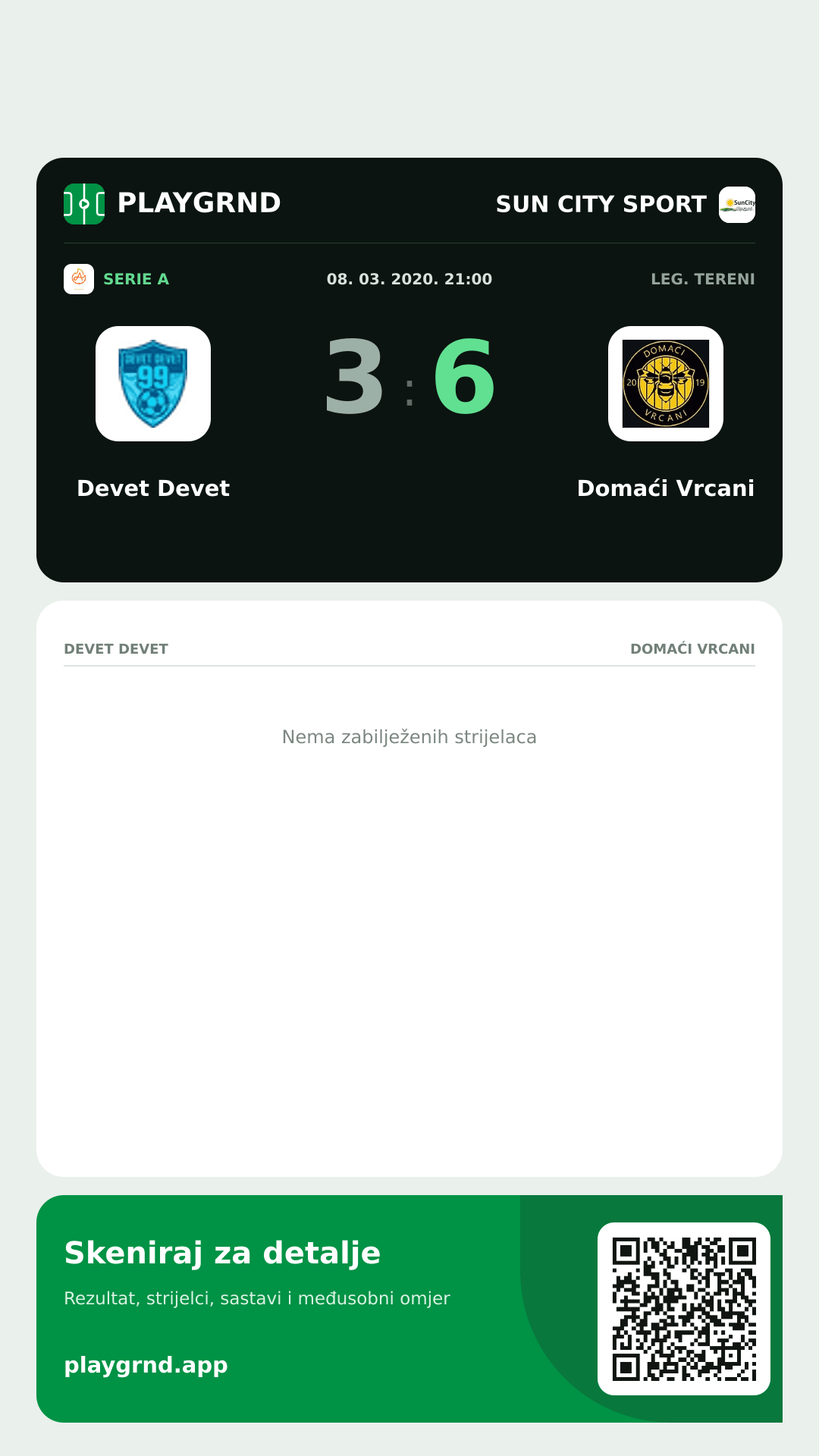 Story slika: Devet Devet 3:6 Domaći Vrcani