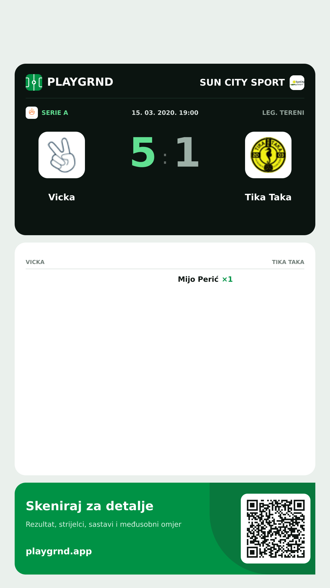 Story slika: Vicka 5:1 Tika Taka
