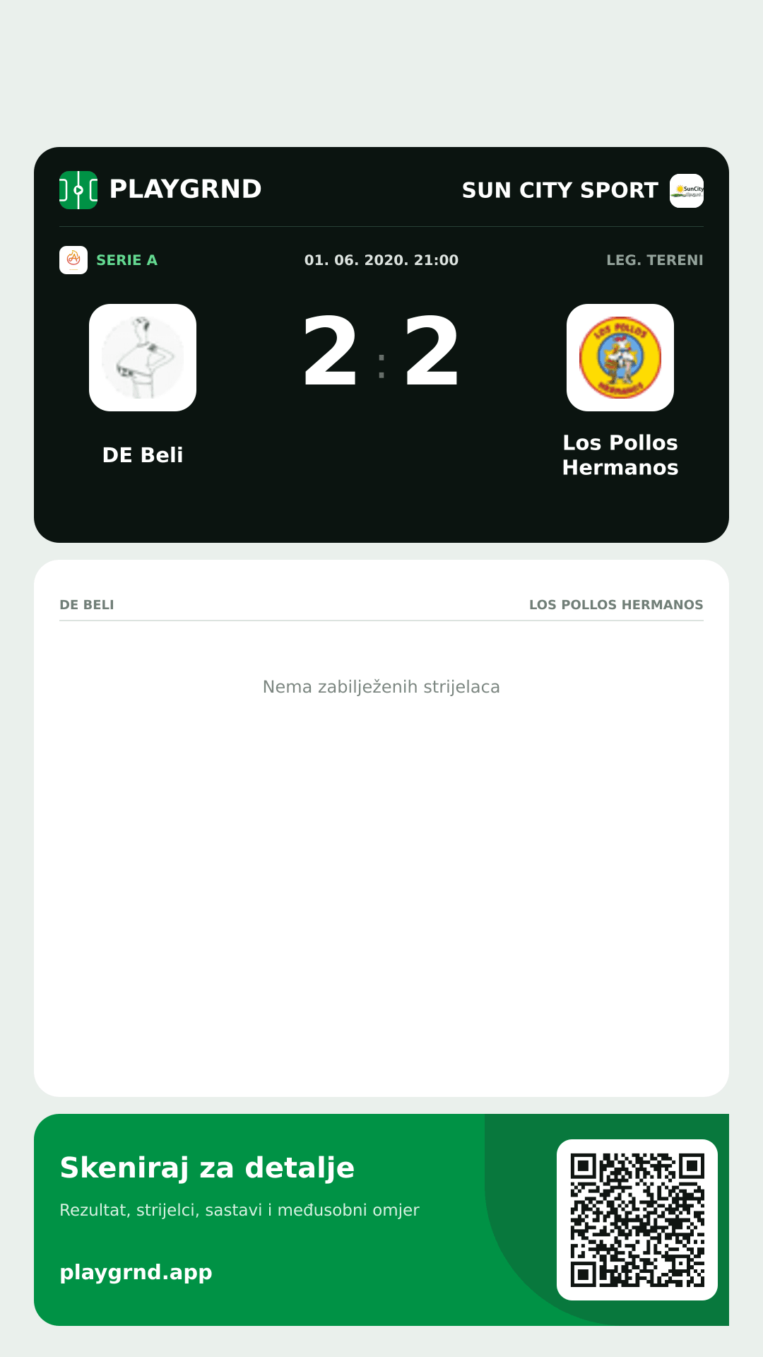 Story slika: DE Beli 2:2 Los Pollos Hermanos
