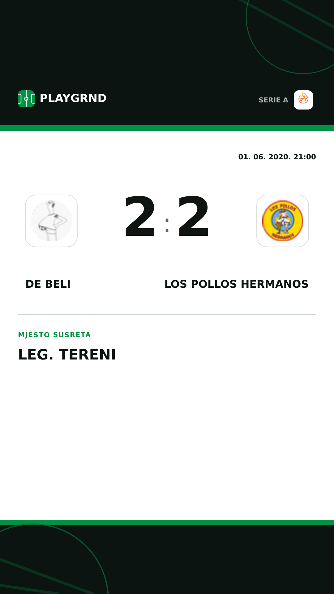 Instagram slika: DE Beli 2:2 Los Pollos Hermanos
