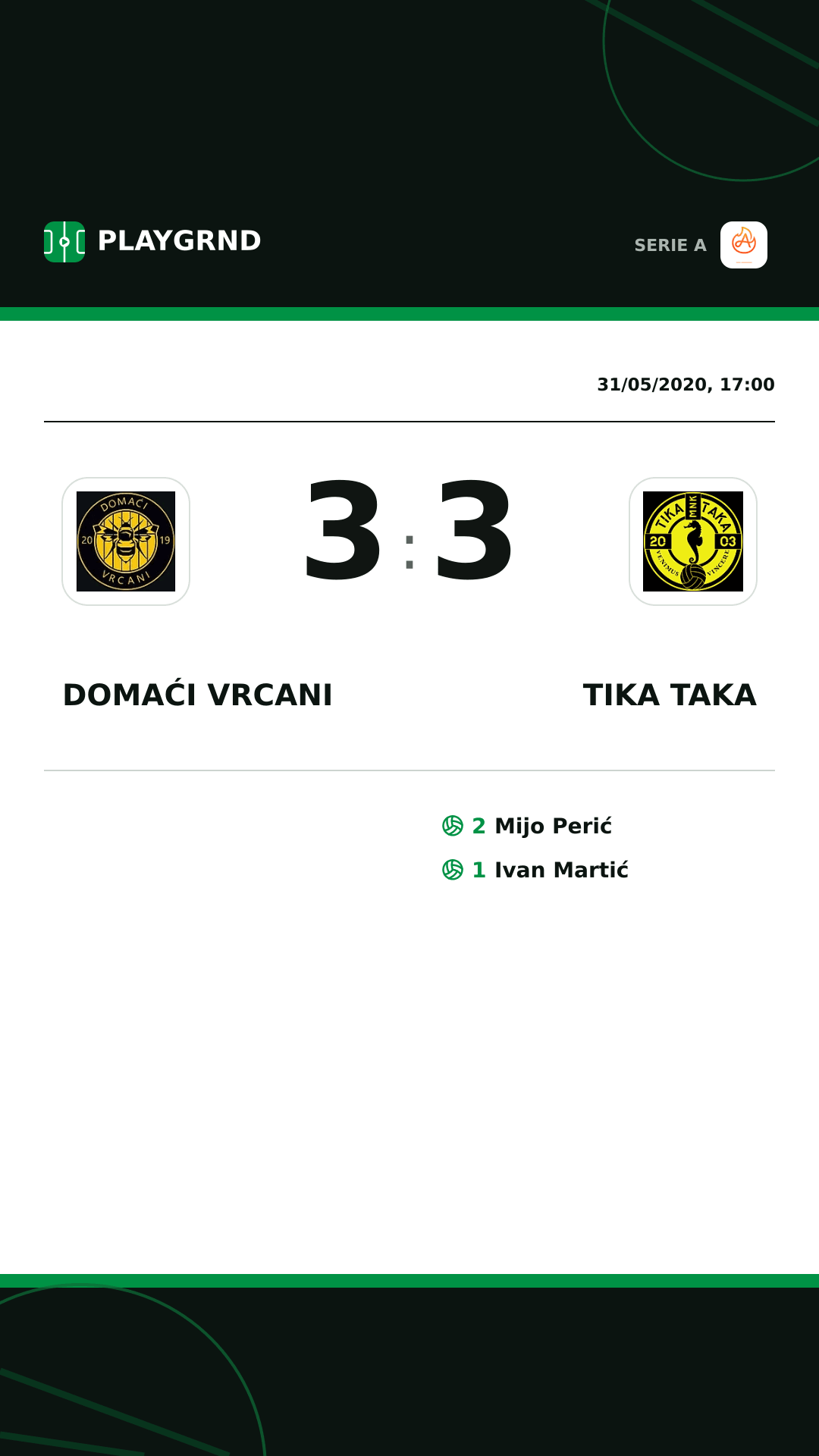 Instagram artwork: Domaći Vrcani 3:3 Tika Taka