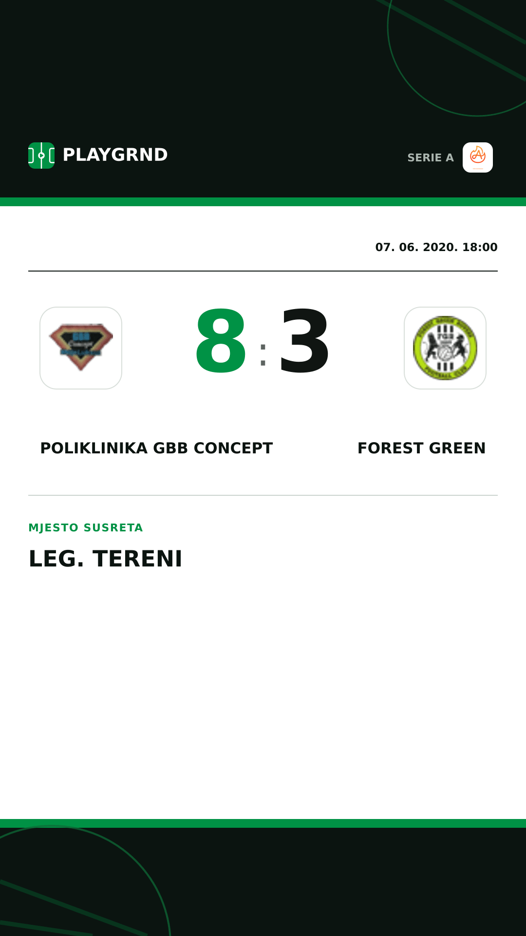 Instagram slika: Poliklinika Gbb Concept 8:3 Forest Green