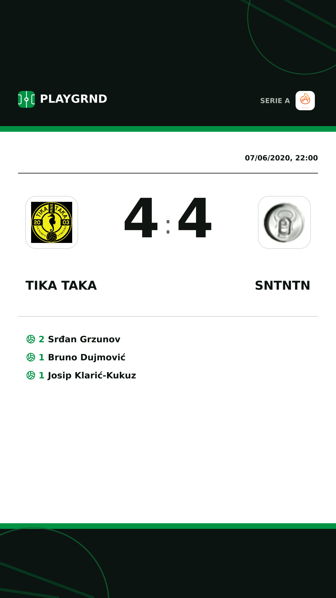Instagram artwork: Tika Taka 4:4 Sntntn