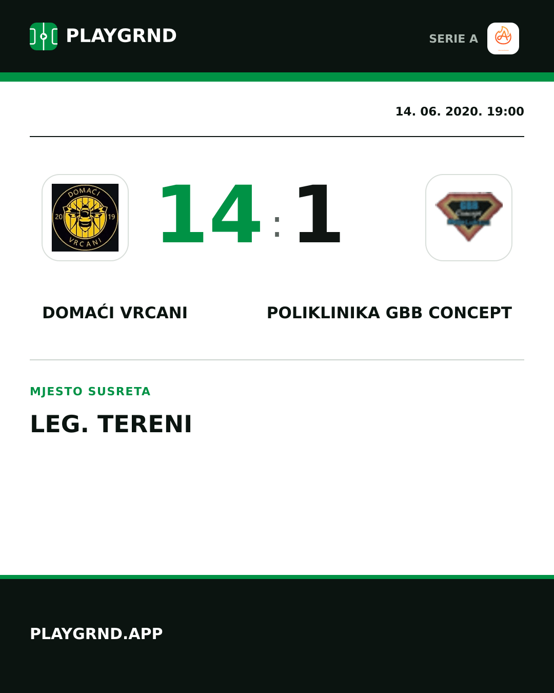 Instagram slika: Domaći Vrcani 14:1 Poliklinika Gbb Concept
