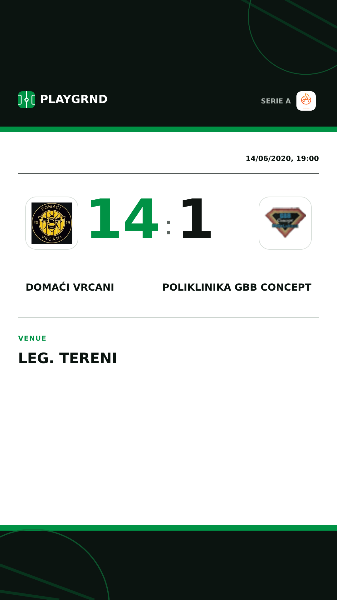 Instagram artwork: Domaći Vrcani 14:1 Poliklinika Gbb Concept