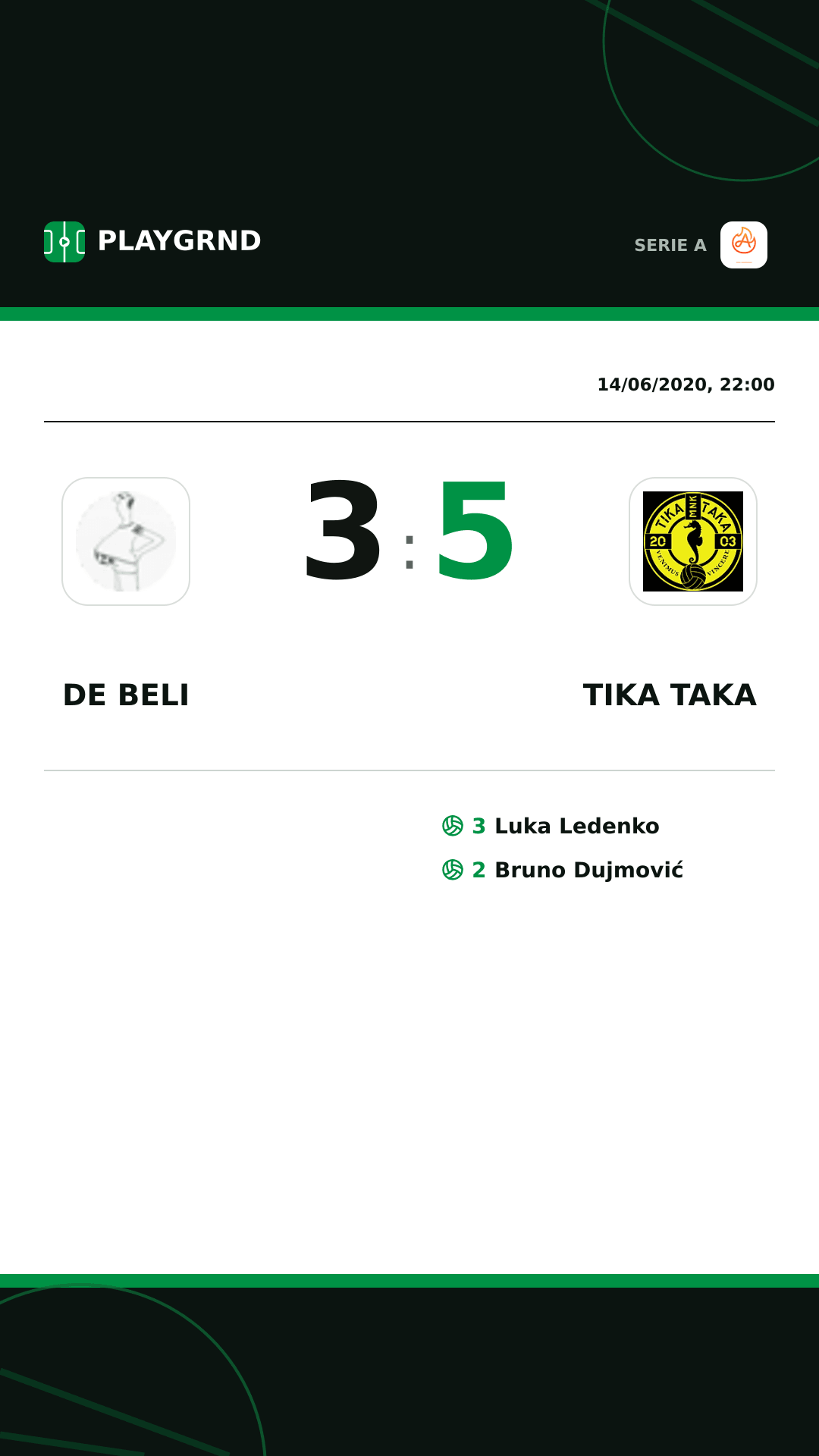 Instagram artwork: DE Beli 3:5 Tika Taka