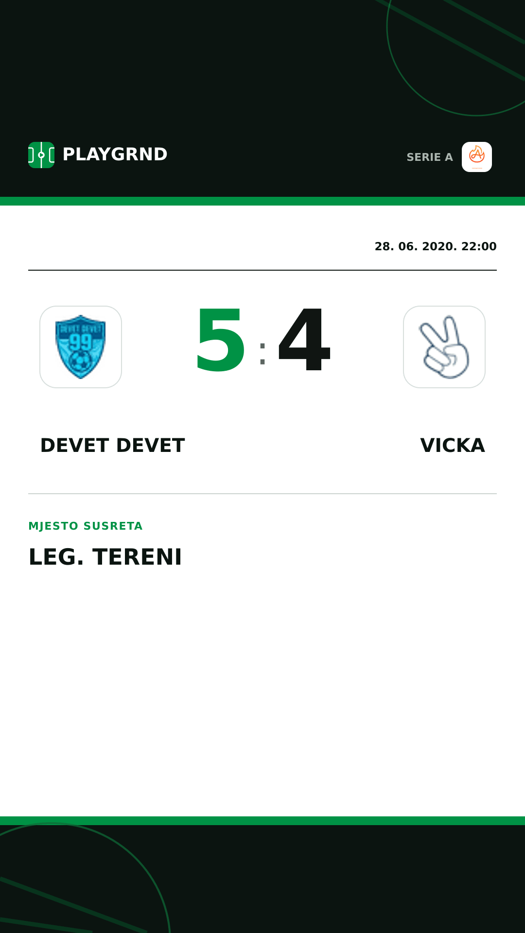 Instagram slika: Devet Devet 5:4 Vicka