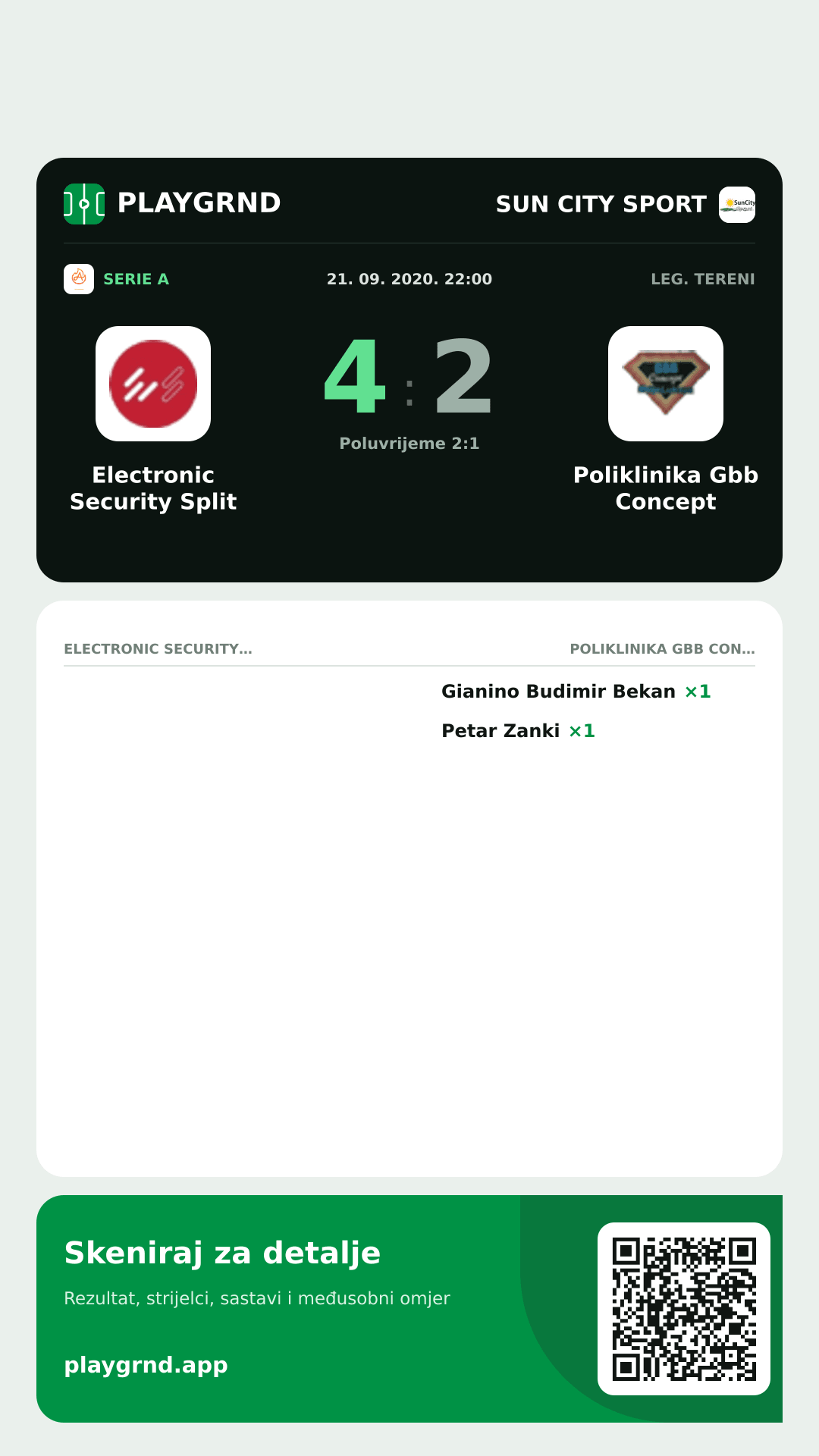 Story slika: Electronic Security Split 4:2 Poliklinika Gbb Concept