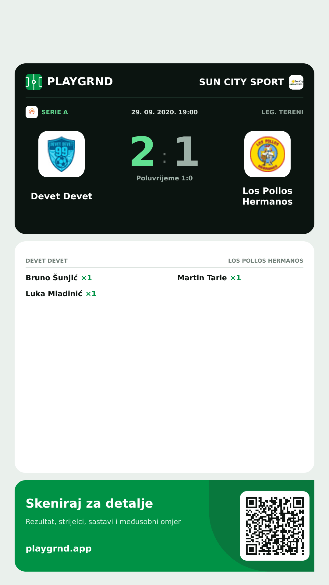 Story image: Devet Devet 2:1 Los Pollos Hermanos