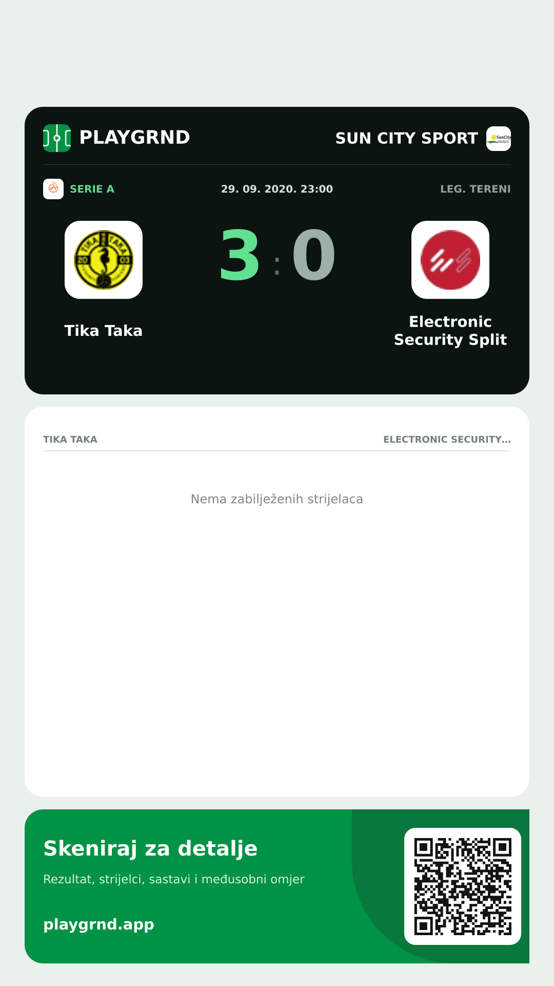 Story slika: Tika Taka 3:0 Electronic Security Split