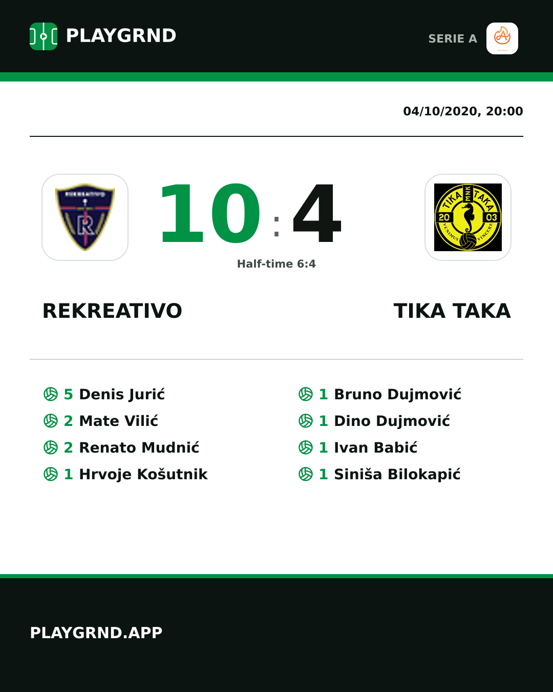 Instagram artwork: Rekreativo 10:4 Tika Taka
