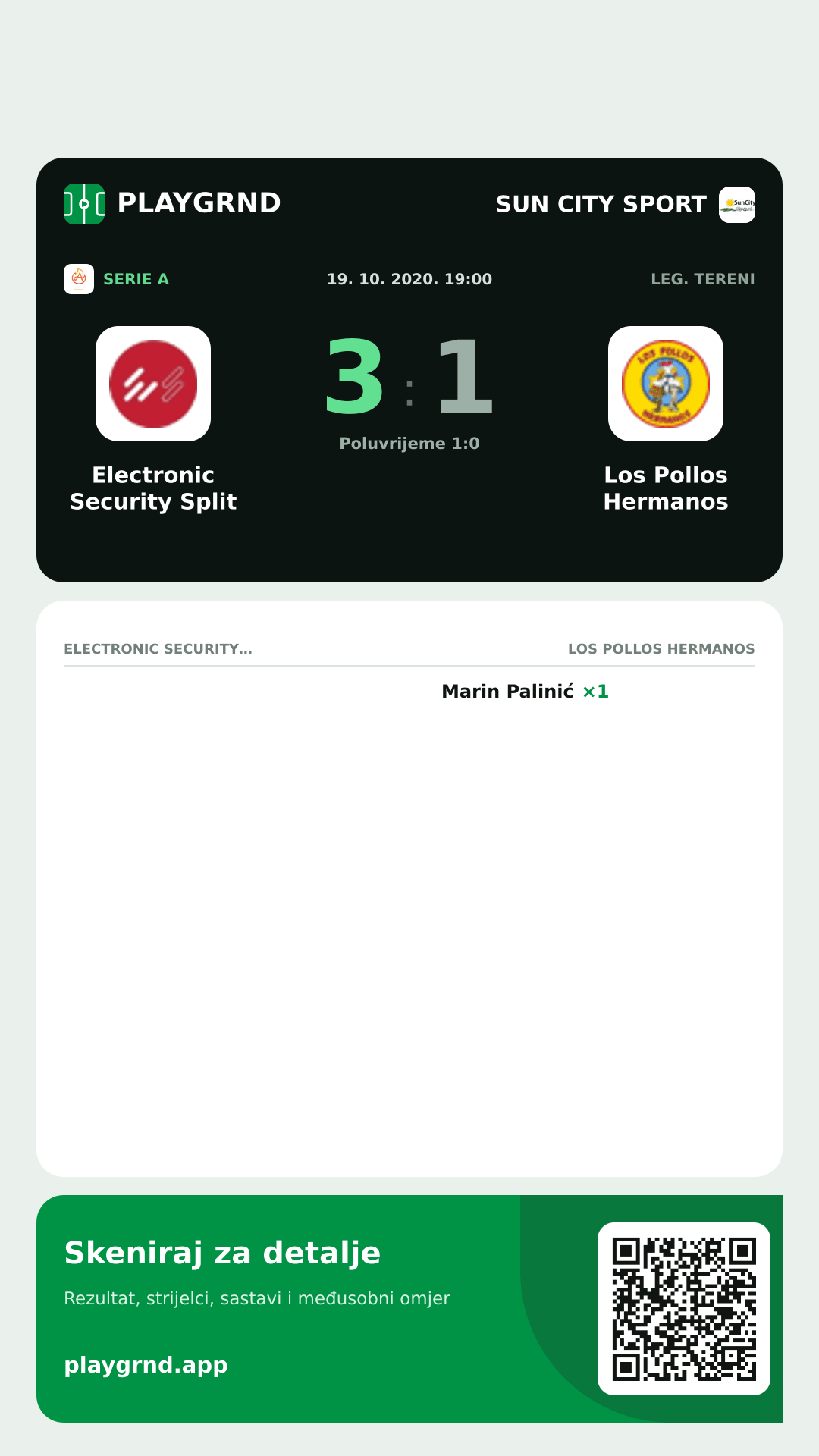 Story image: Electronic Security Split 3:1 Los Pollos Hermanos