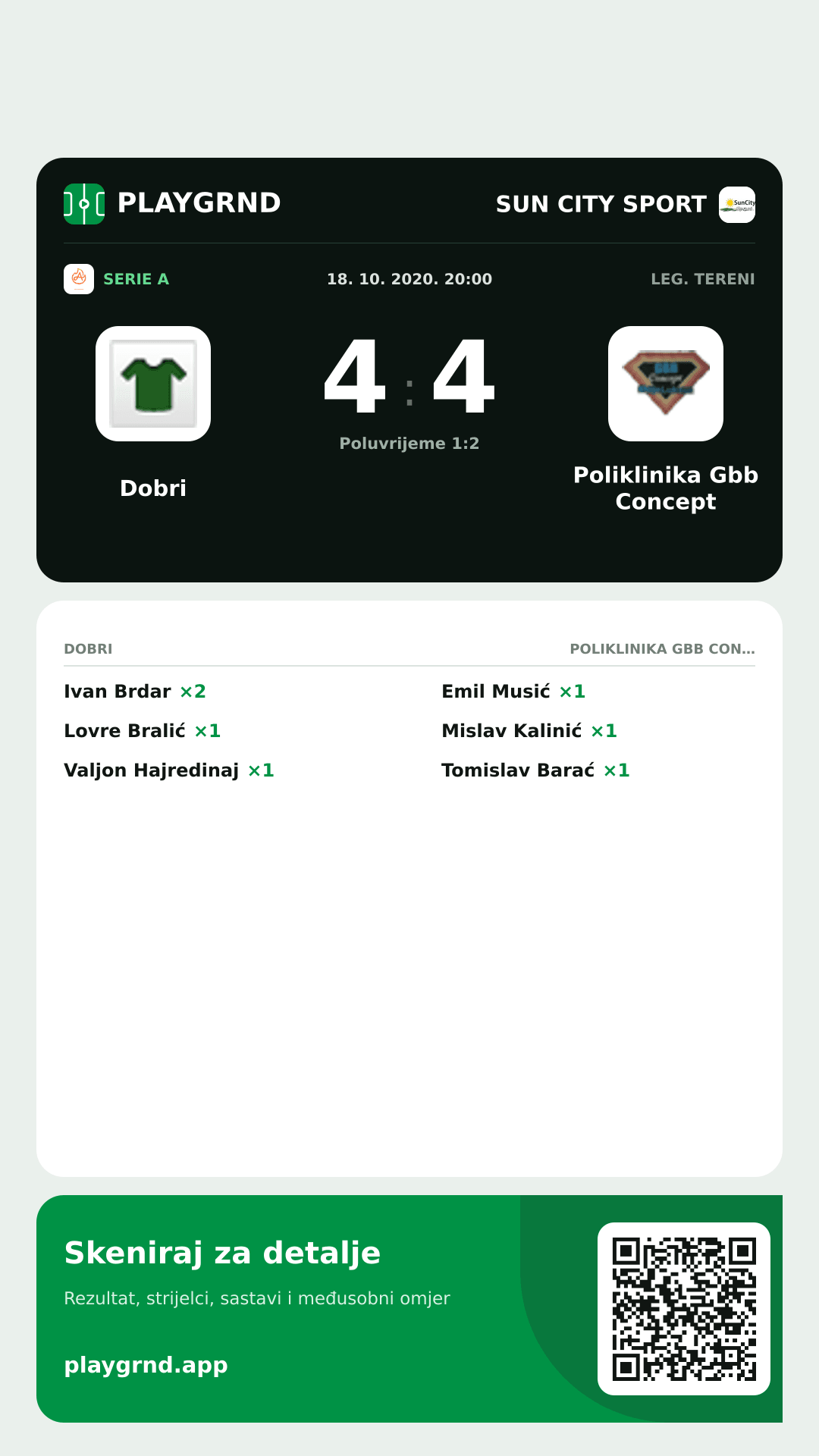 Story slika: Dobri 4:4 Poliklinika Gbb Concept