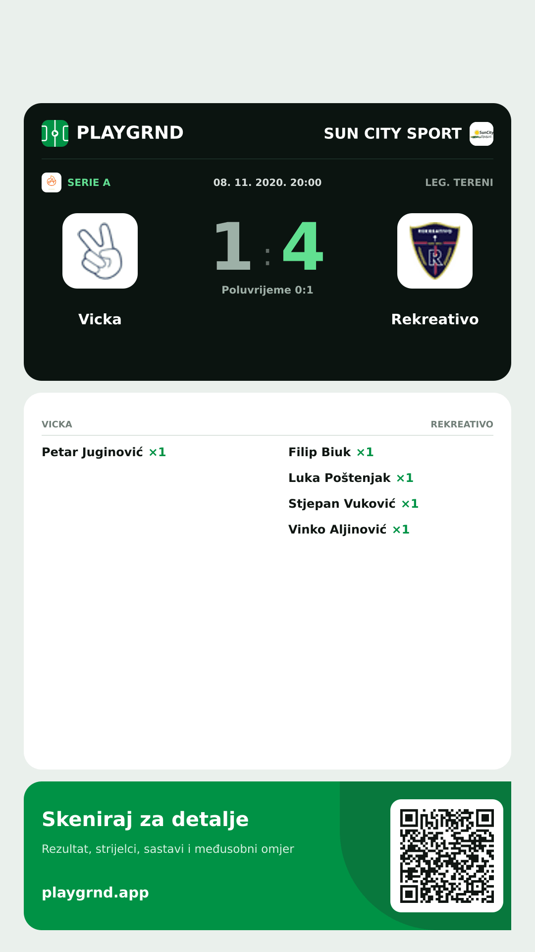 Story slika: Vicka 1:4 Rekreativo