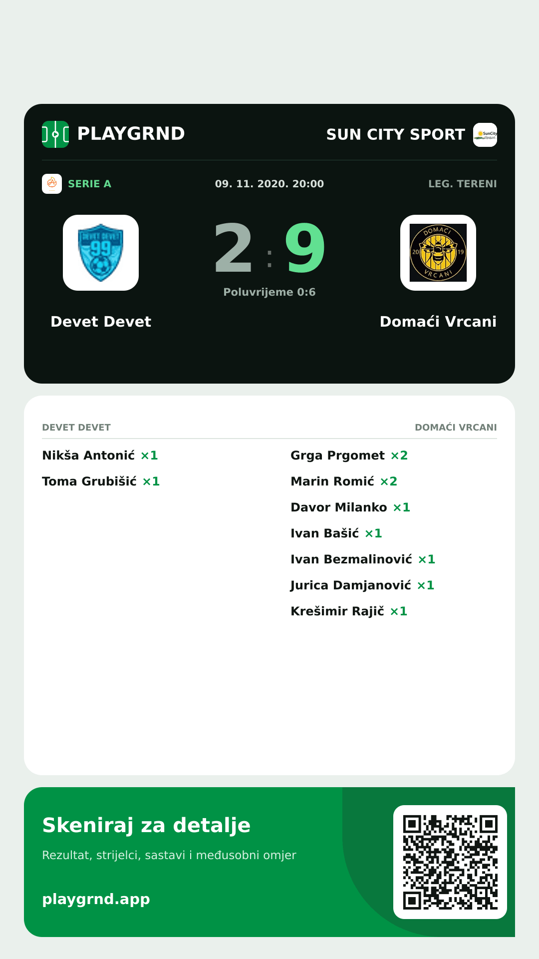Story slika: Devet Devet 2:9 Domaći Vrcani