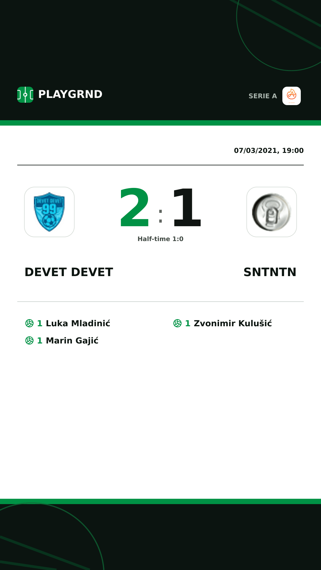 Instagram artwork: Devet Devet 2:1 Sntntn