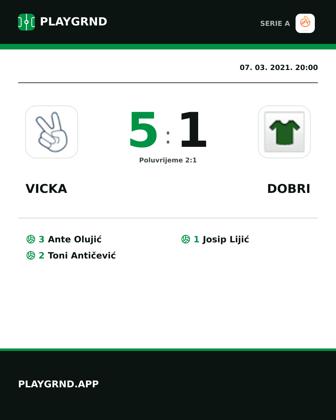 Instagram slika: Vicka 5:1 Dobri
