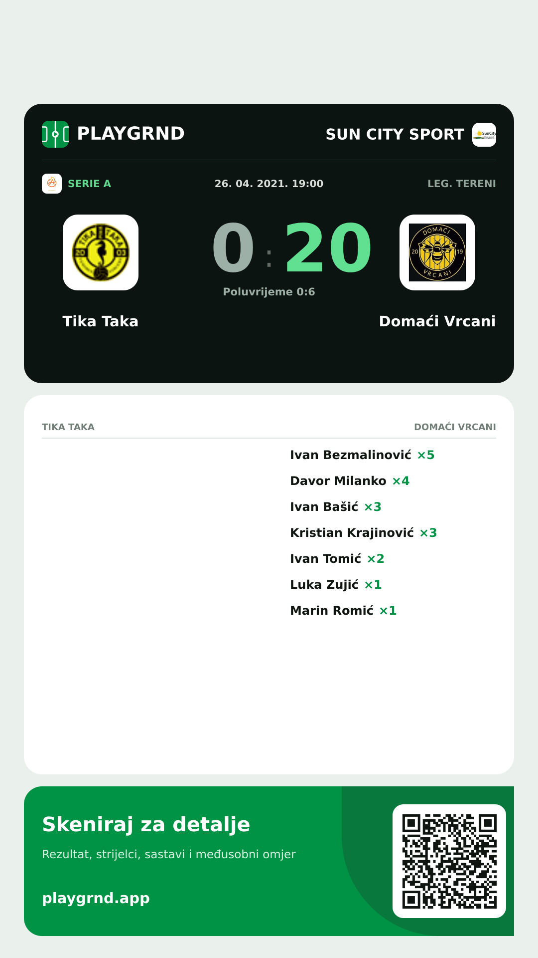Story slika: Tika Taka 0:20 Domaći Vrcani