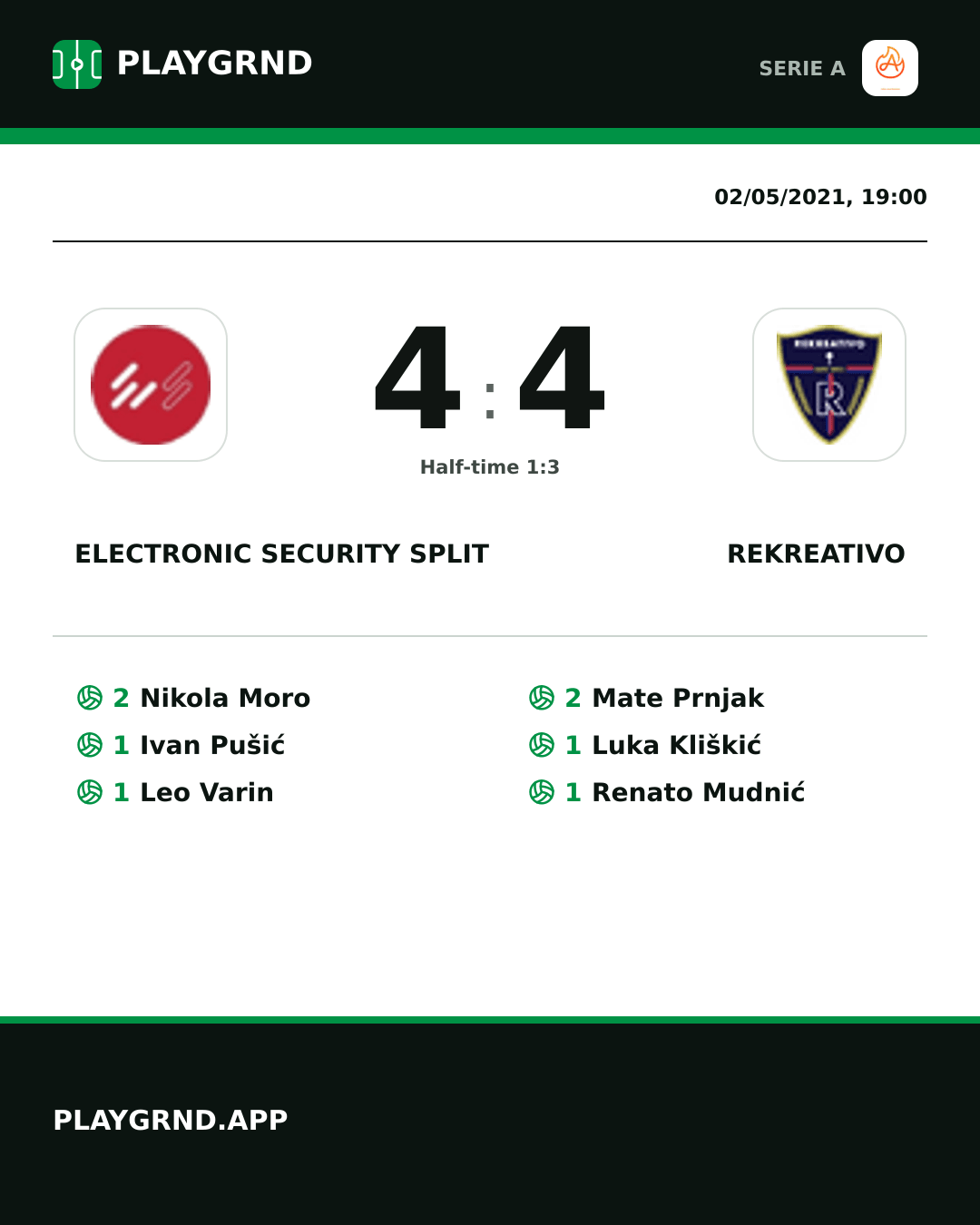 Instagram artwork: Electronic Security Split 4:4 Rekreativo