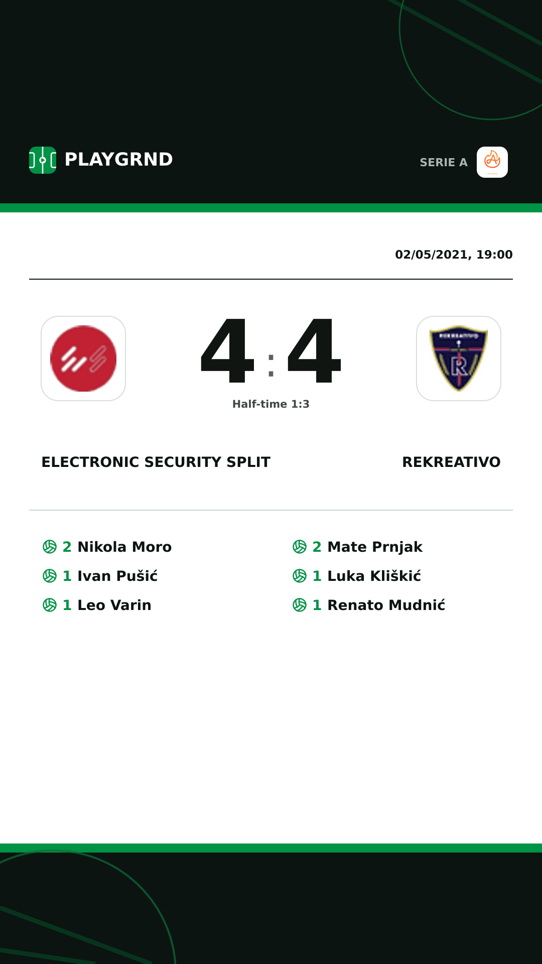 Instagram artwork: Electronic Security Split 4:4 Rekreativo