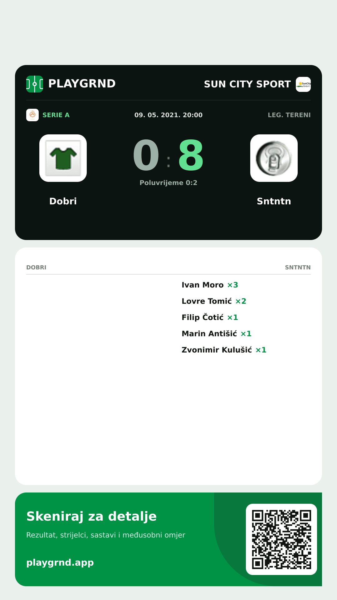 Story slika: Dobri 0:8 Sntntn