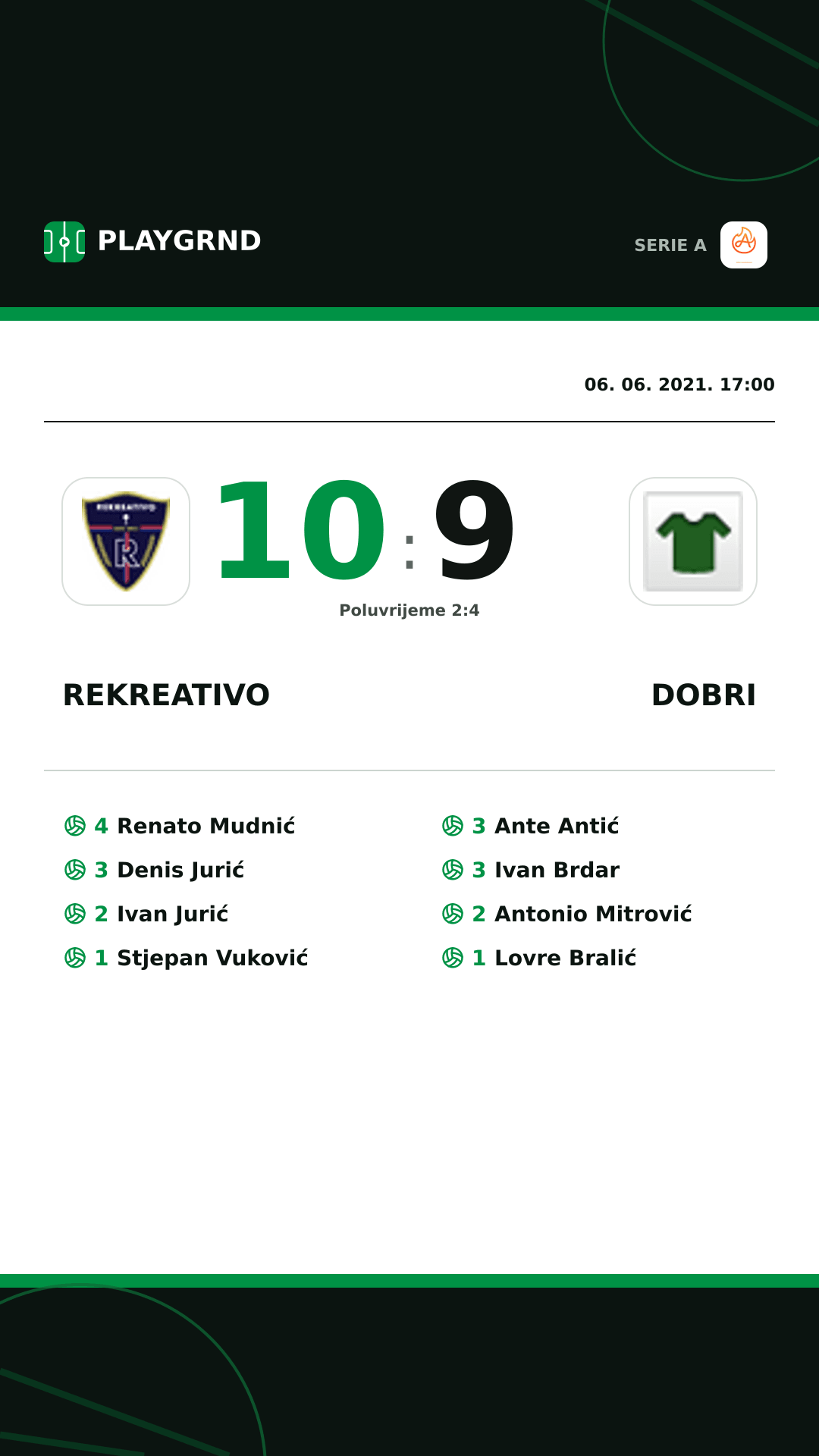 Instagram slika: Rekreativo 10:9 Dobri