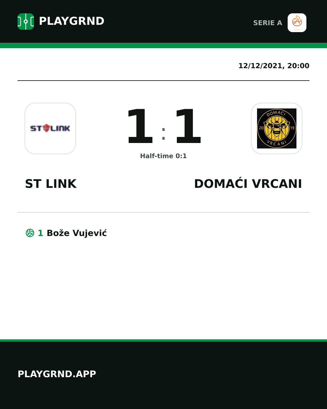 Instagram artwork: ST Link 1:1 Domaći Vrcani