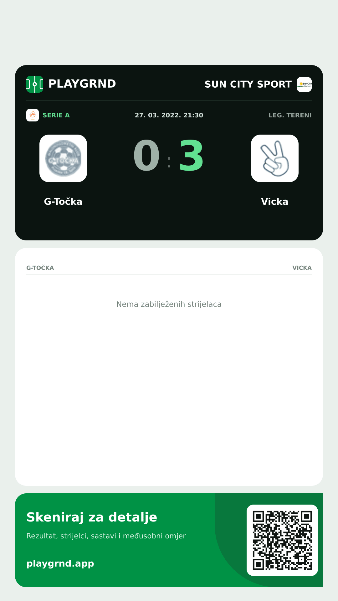 Story slika: G-Točka 0:3 Vicka