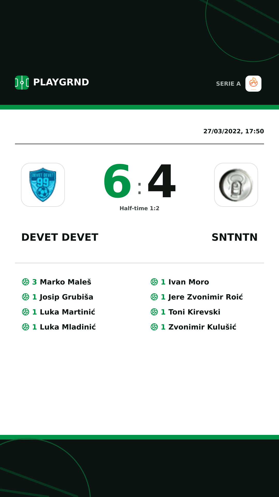 Instagram artwork: Devet Devet 6:4 Sntntn