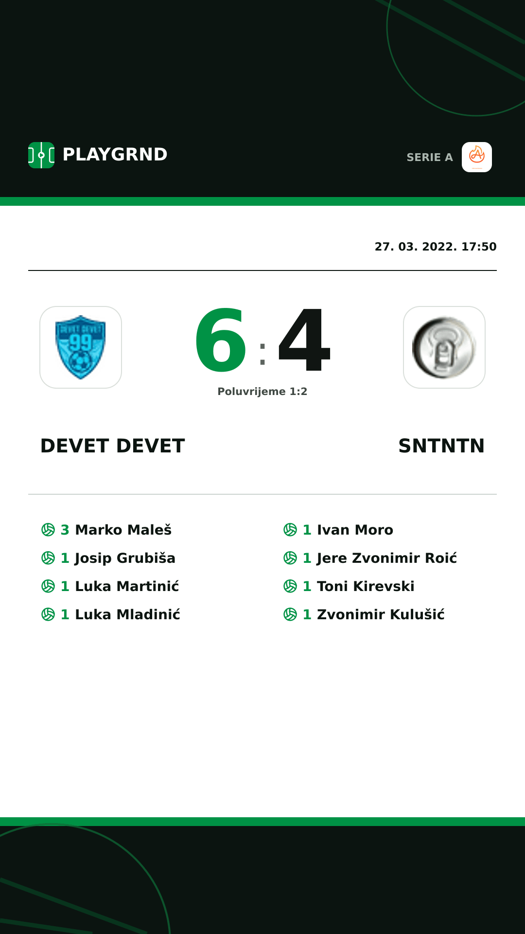 Instagram slika: Devet Devet 6:4 Sntntn