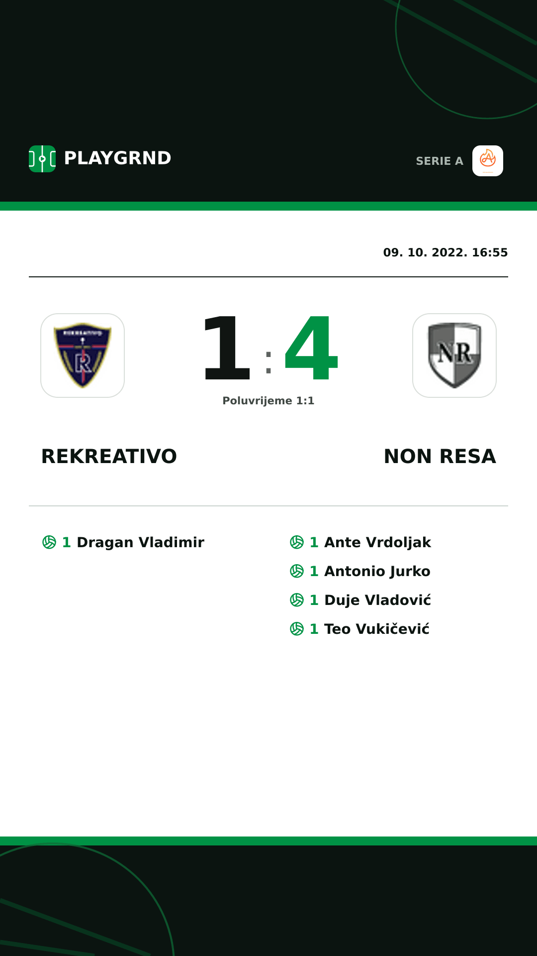 Instagram slika: Rekreativo 1:4 Non Resa