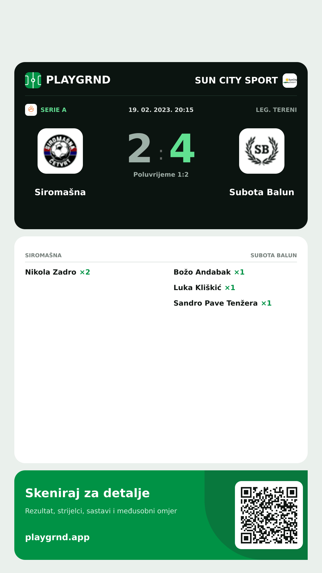Story slika: Siromašna 2:4 Subota Balun
