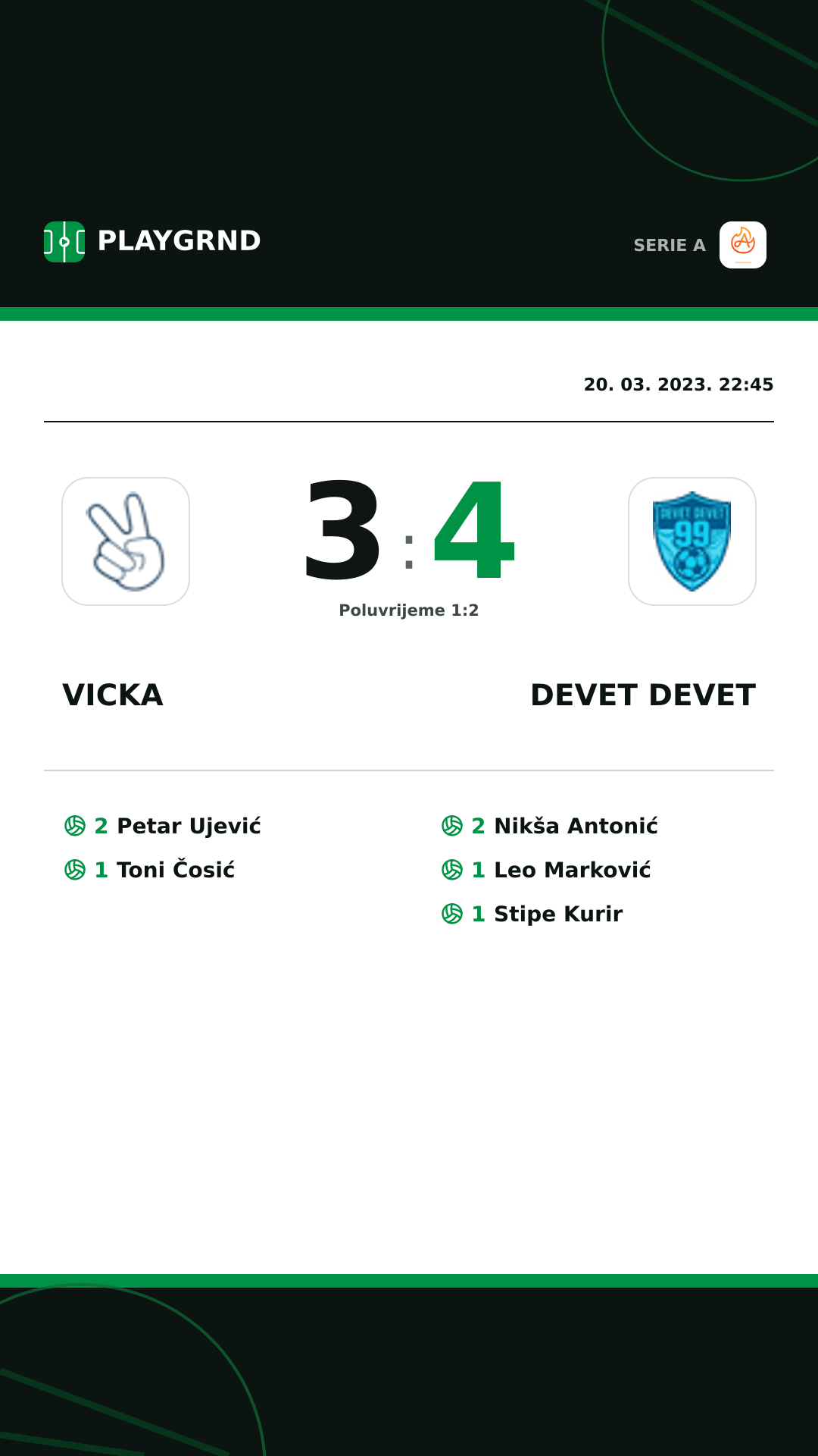 Instagram slika: Vicka 3:4 Devet Devet