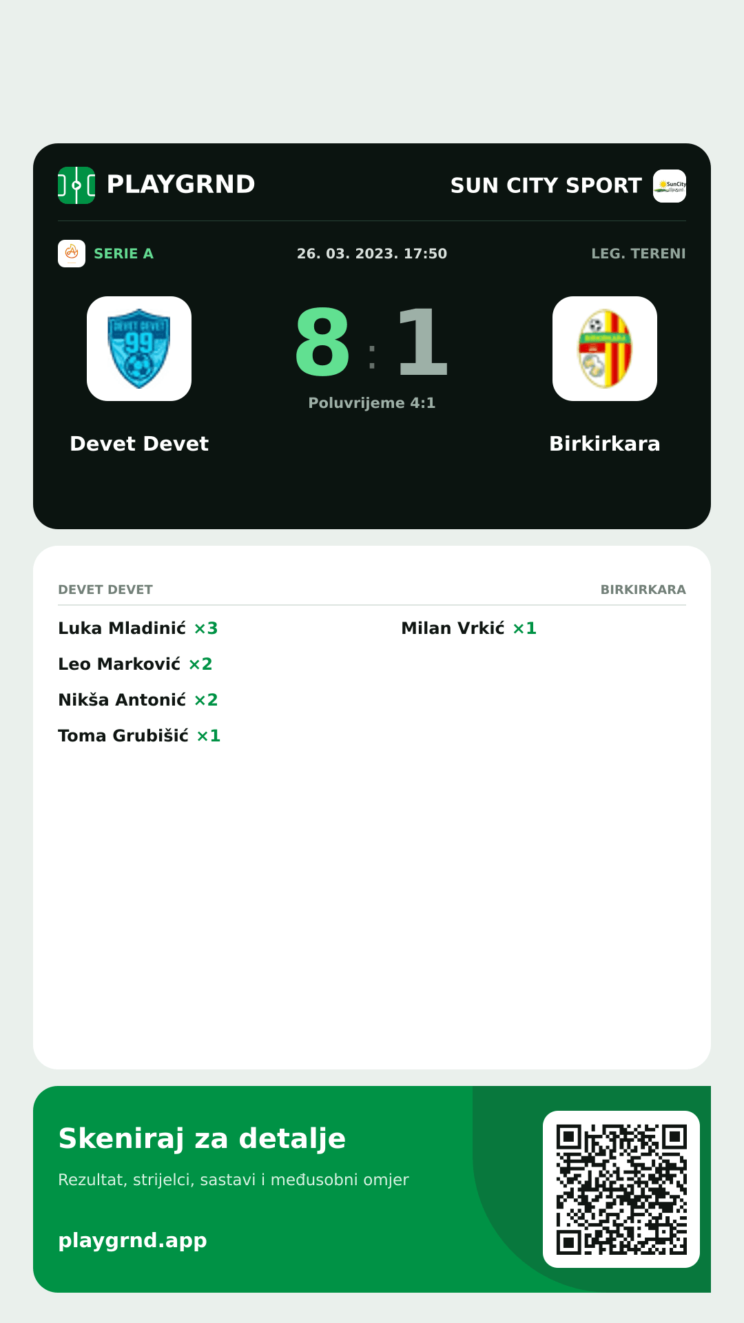 Story slika: Devet Devet 8:1 Birkirkara